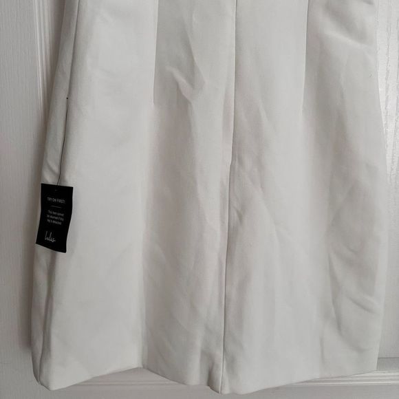 Lulu’s Dinah White One-Shoulder Dress M - Picture 10 of 12